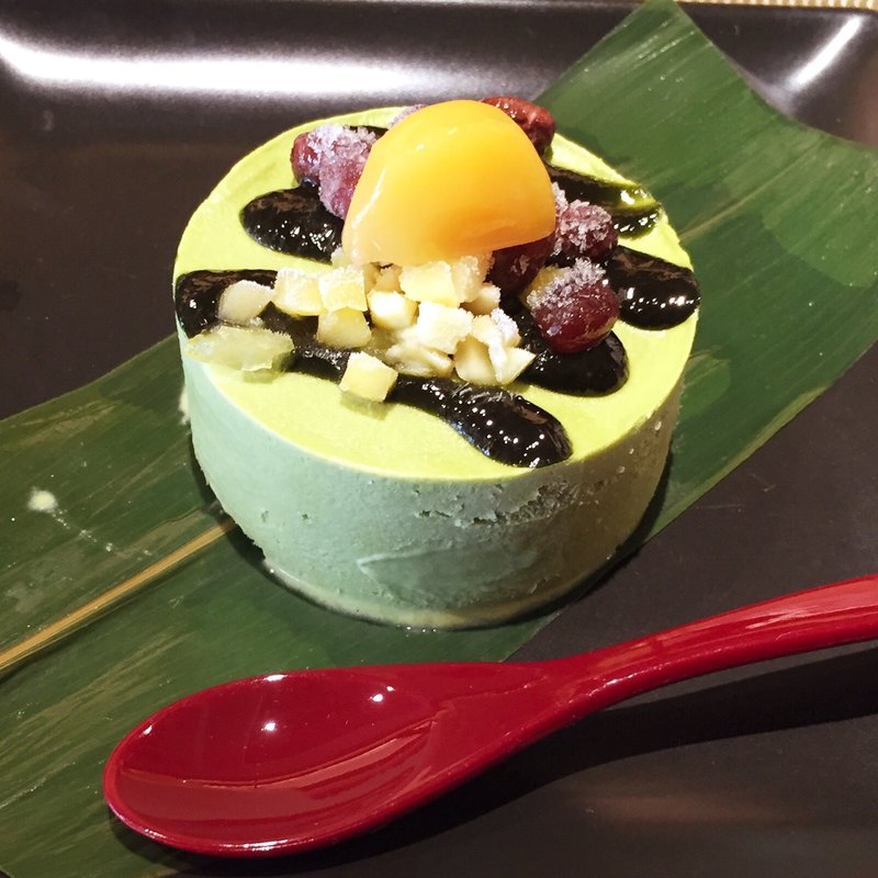 抹茶と栗のアイスケーキ(かきはち 本店)