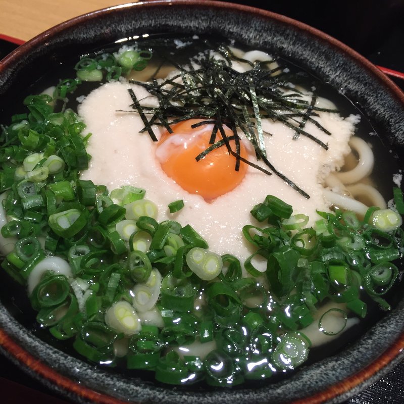 とろろ玉子うどん(どんた)