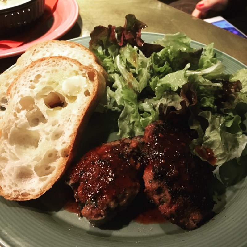 小松菜とくるみのハンバーグ(CAFE OPAL （カフェ オパール）)