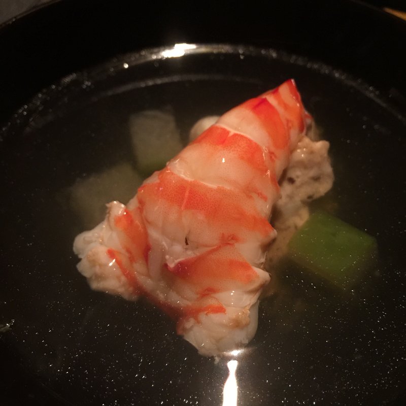 "冬菇椎茸" "帆立貝" 真蒸仕立て "車海老"を抱かせて…
