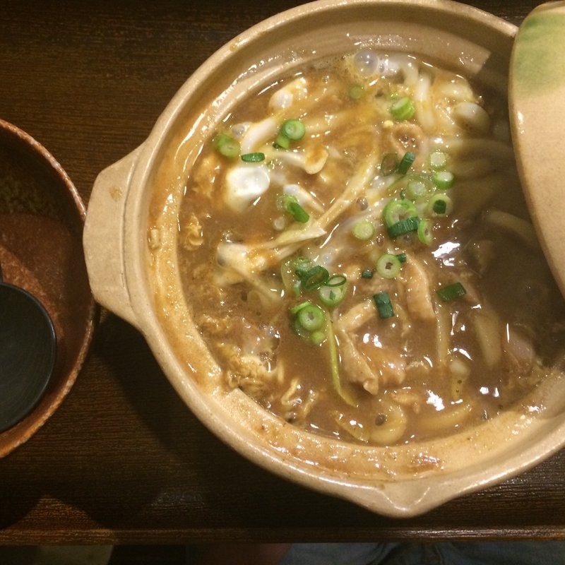 とりたまカレーうどん(みんなの駒沢屋)
