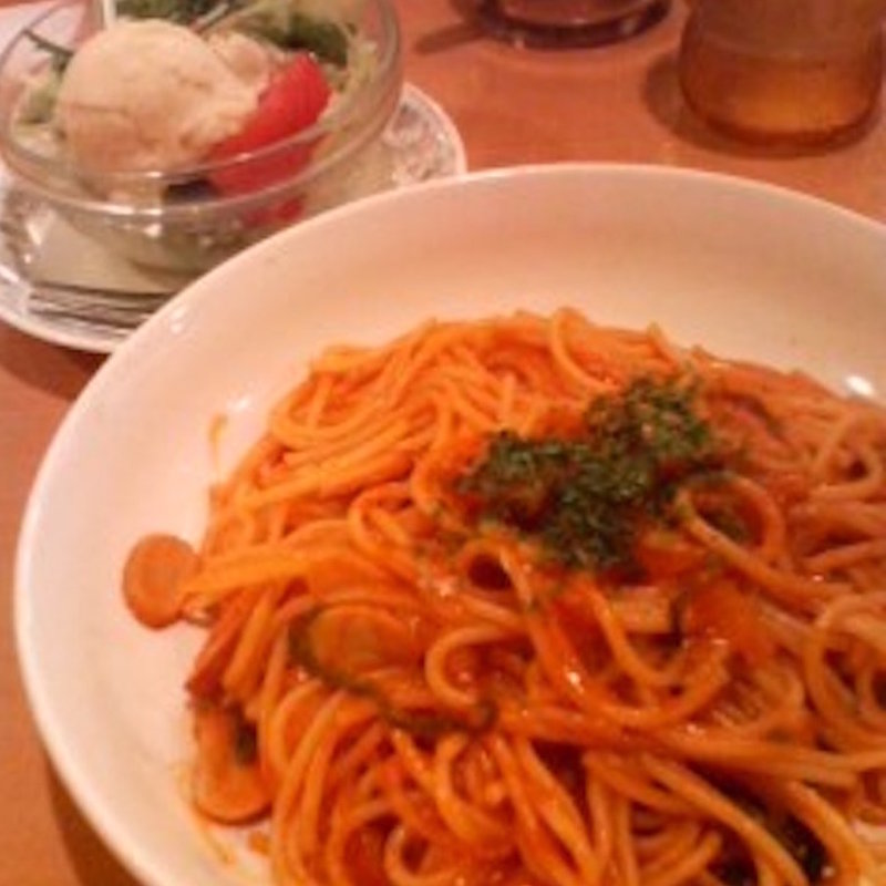 ナポリタン（サラダセット）(前田珈琲 本店 （マエダコーヒー）)