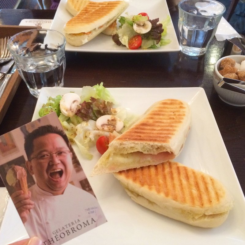 食後のデザート付きランチセット(ジェラテリア テオブロマ神楽坂店)