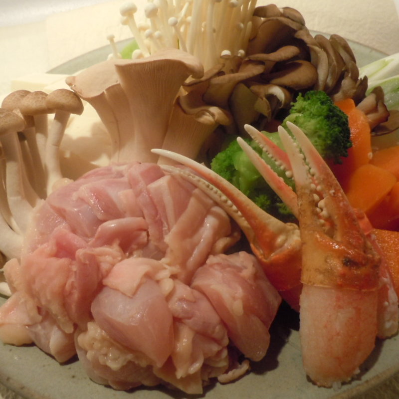 鶏肉と蟹の鍋(樂旬堂 坐唯杏 （ザイアン）)