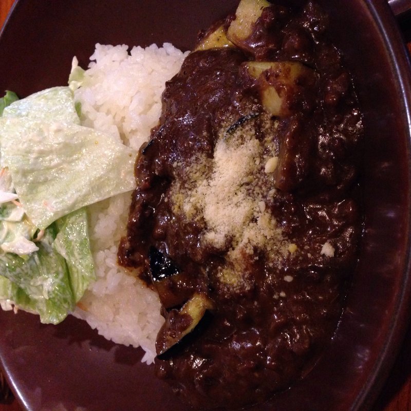 なすと挽肉のカレー(珊瑚礁 本店)