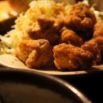 鶏の唐揚げ明太風味定食(博多もつ鍋やまや JR三ノ宮店)