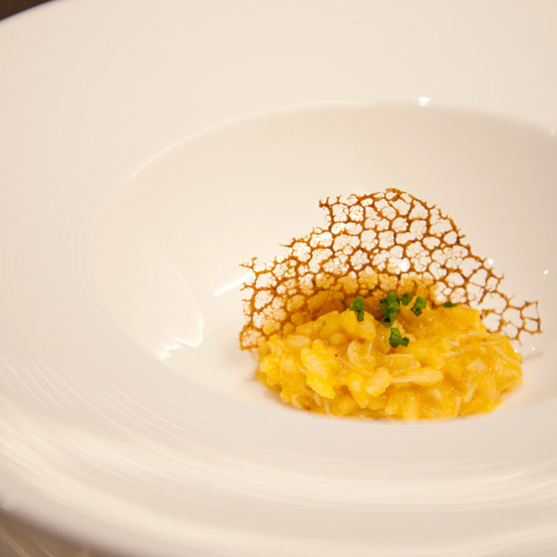 サフランリゾット(a la louche -ア・ラ・ルーシュ-)