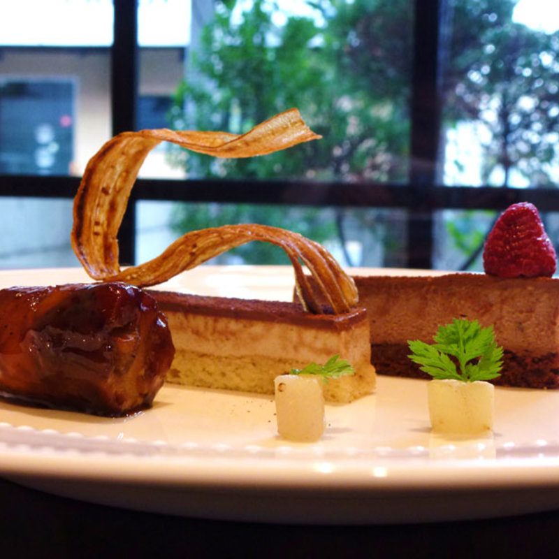 パテ・ド・カンパーニュ　ムース仕立て(a la louche -ア・ラ・ルーシュ-)