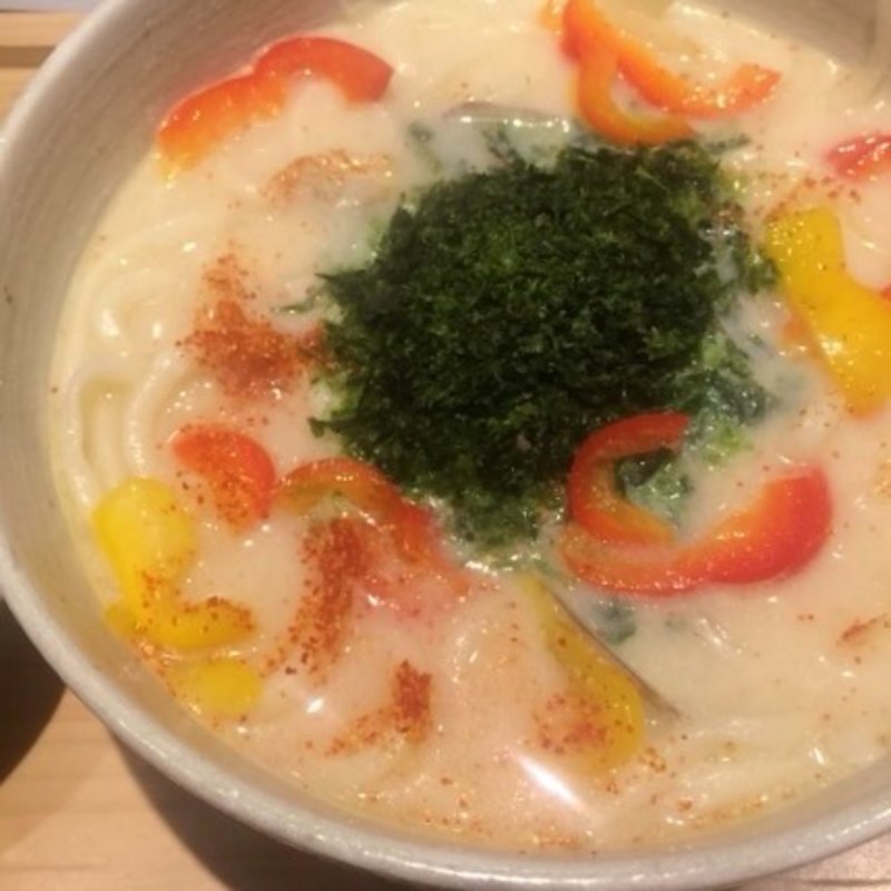 海の豆乳ちゃうどん(蕎麦きり みよた 青山本店)