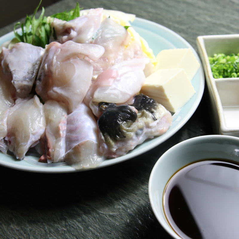 ふぐちり(泳ぎとらふぐ料理 ふぐ清)