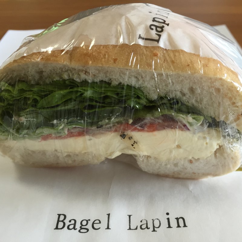 サーモンクリームチーズ(Bagel  Lapin)