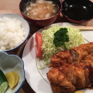 串かつ定食(とんき 目黒店 )