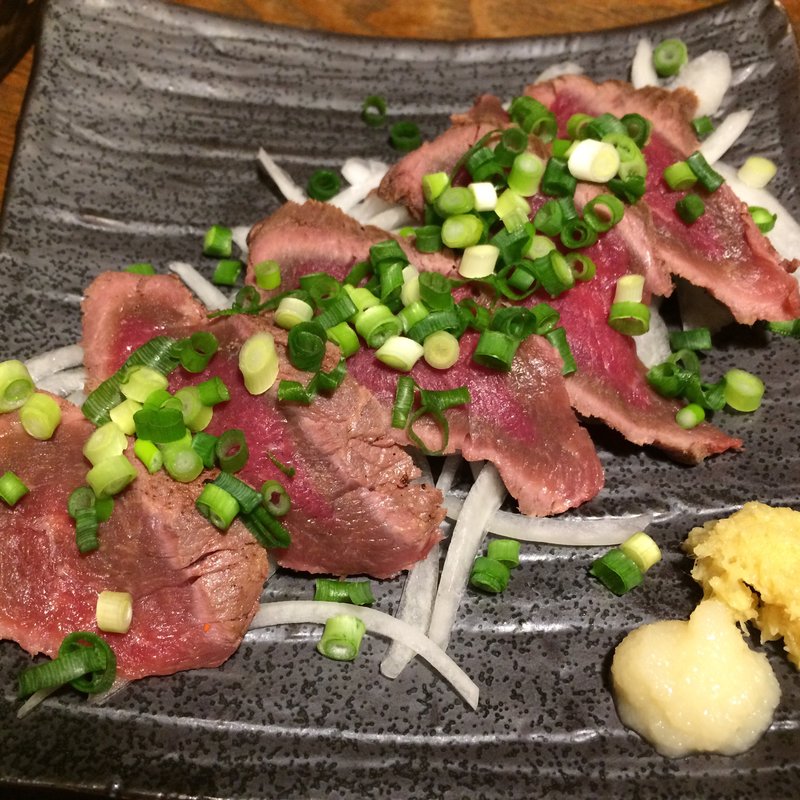 馬刺しのたたき(九州の旨かもん 旨か酒 くすお 千葉店)