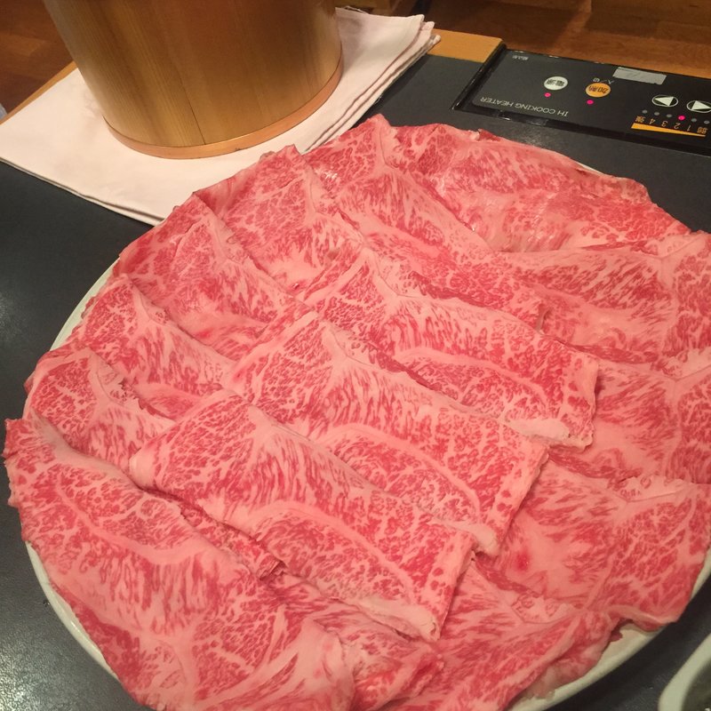 和牛特選霜降肉(木曽路 上野店)