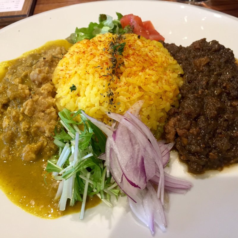 ラムキーマとチキンカレー(コバチ咖喱 )