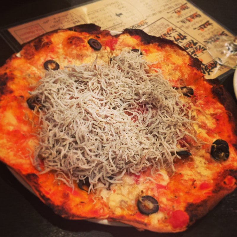 しらすピッツァ(イタリアン居酒屋 ナチュラ 新丸子店)