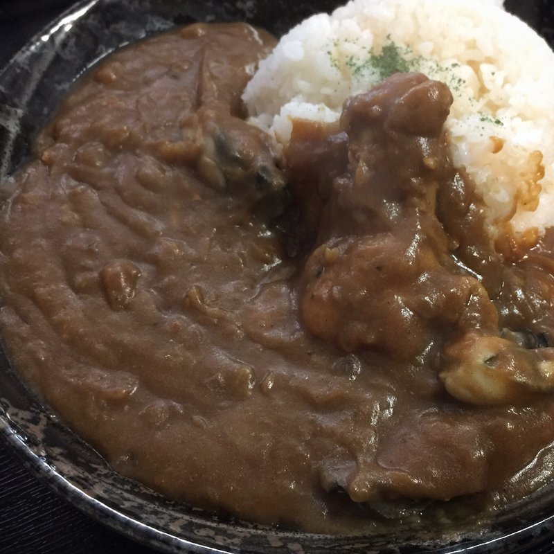 かきカレー(お食事処「かましま」)