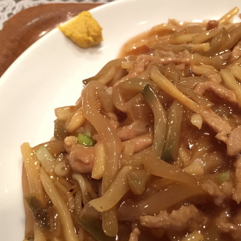 ザーサイ焼きそば(百菜)