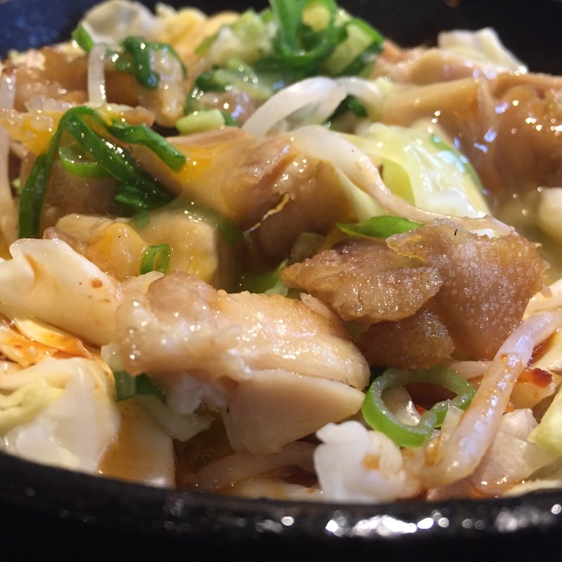 とりの鉄板焼き定食(とり〼食堂)