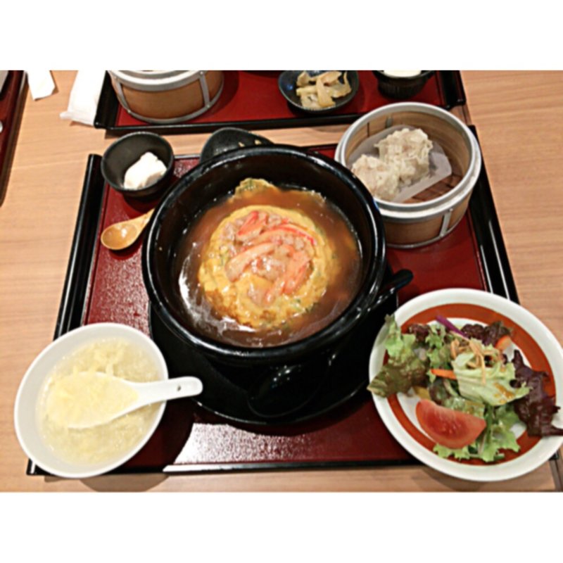 天津飯セット(百楽 )