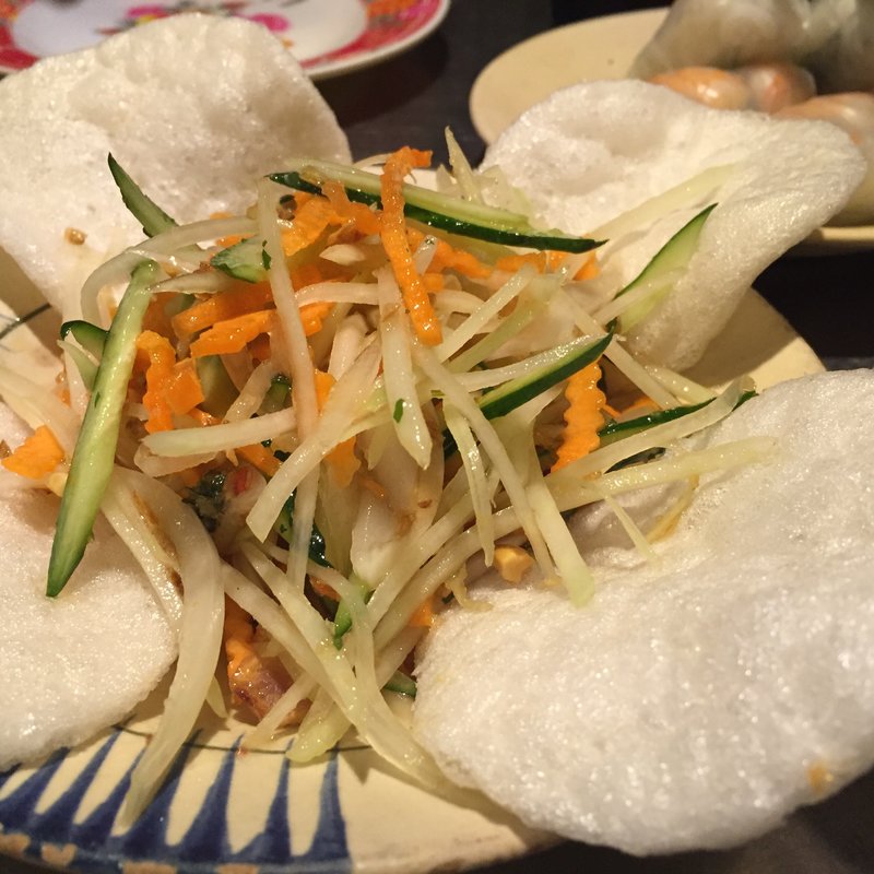 青いパパイヤのサラダ(チャオルア )