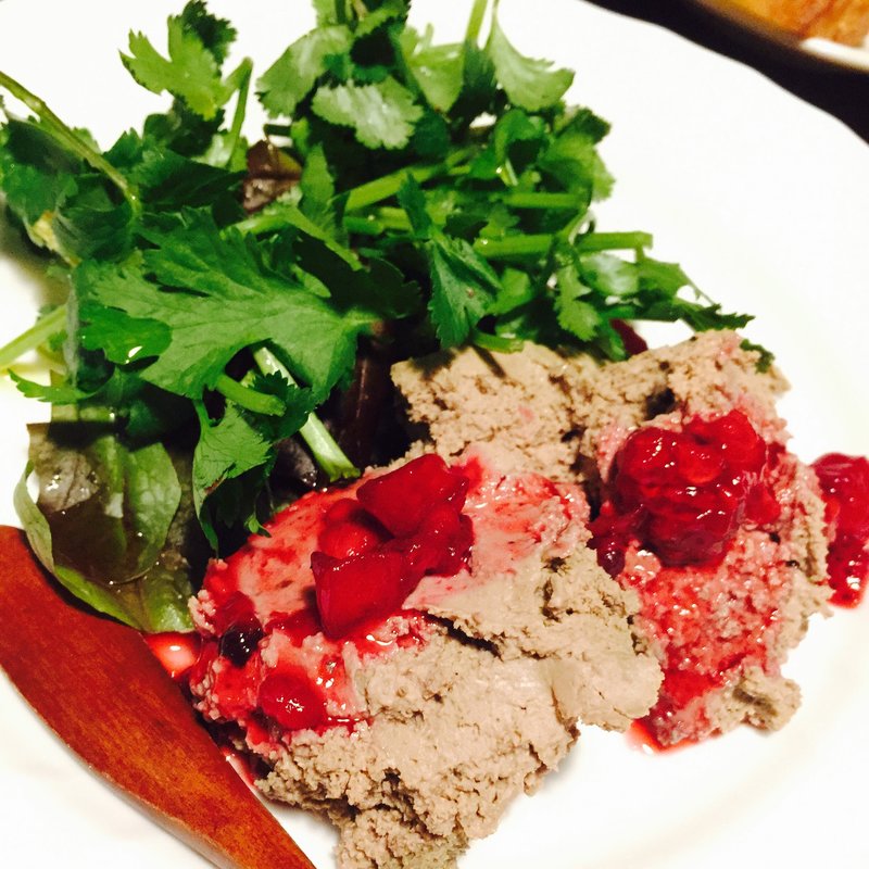 ラムのパテ(ラム&パクチー Salad days)