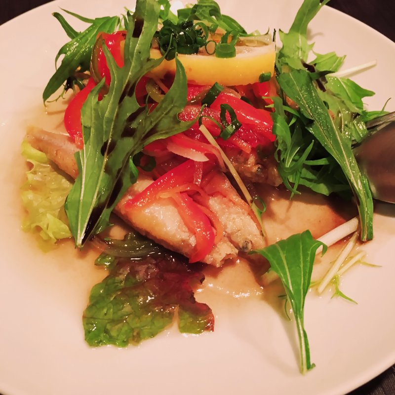 小魚の南蛮漬け(本田飲食堂 （ホンダインショクドウ）)