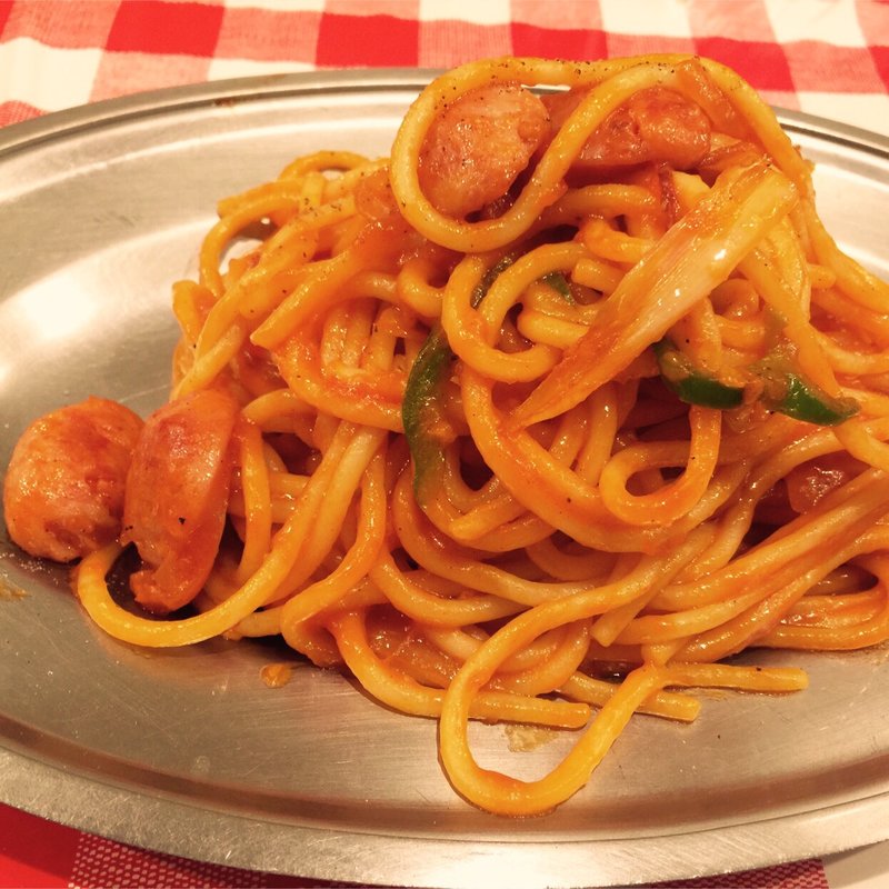 ナポリタン 小盛り(スパゲッティーのパンチョ渋谷店)