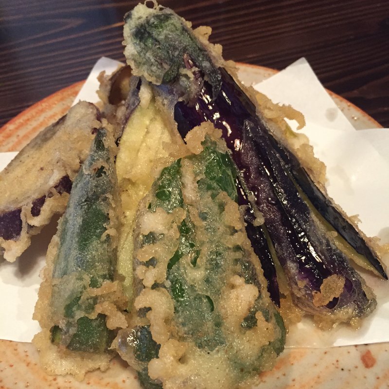 野菜天ぷら(手打百藝おぶせ )