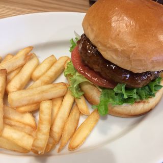 照り焼きバーガー(モスプレミアム 千駄ヶ谷店)