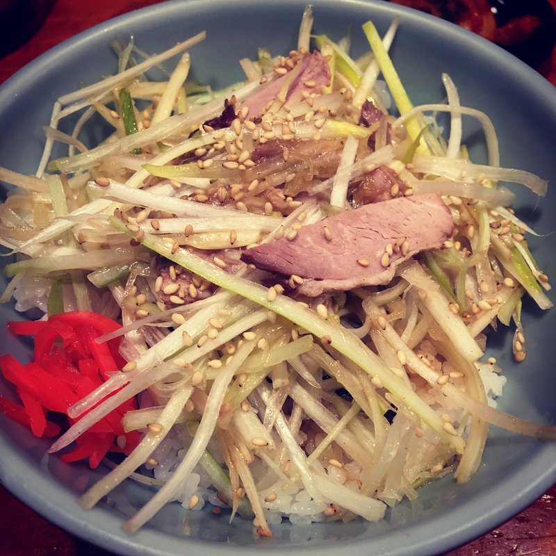 ネギ丼(ラーメンショップ 椿)