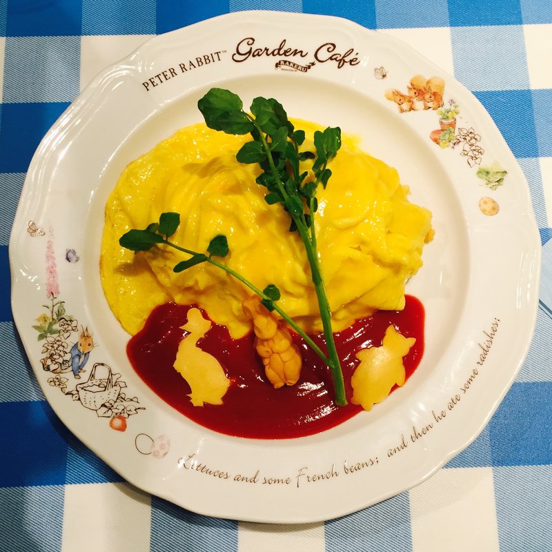 プレーンオムライス(ピーターラビット カフェ 町田モディ店 )