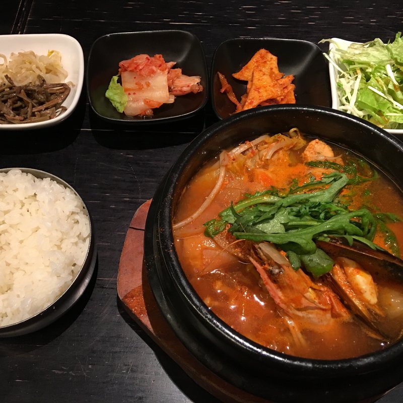 海鮮チゲ(長寿韓酒房 ルミネ大宮店)