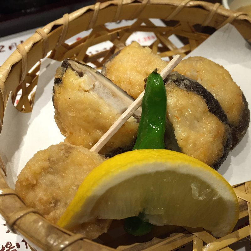 八色椎茸海老真丈(湯沢釜蔵 （ユザワカマクラ）)