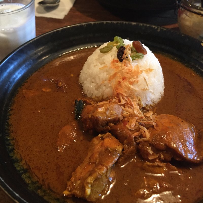 スパイスチキンカレー(ほんやら洞)
