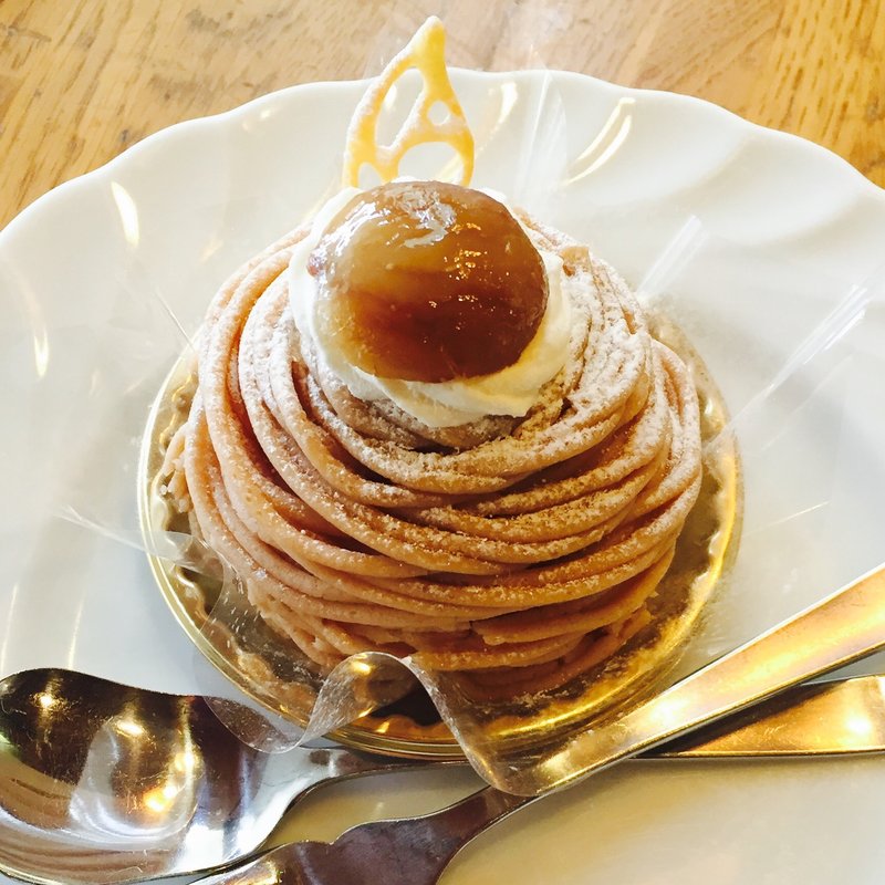 イタリア栗のモンブラン(神戸屋レストラン 緑ヶ丘店 （コウベヤレストラン）)