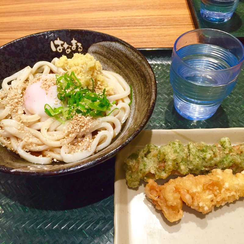 温玉ぶっかけ(はなまるうどん・新宿歌舞伎町店)