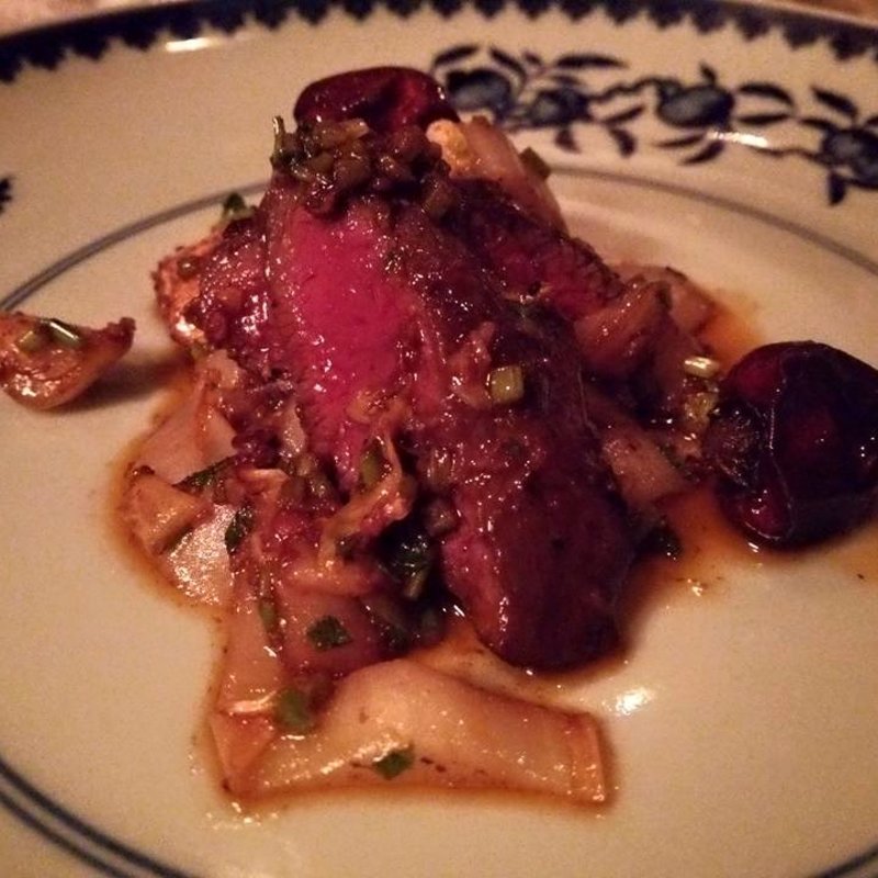 蝦夷鹿の四川ステーキ（ディナーコース）(中国菜飄香 麻布十番本店)