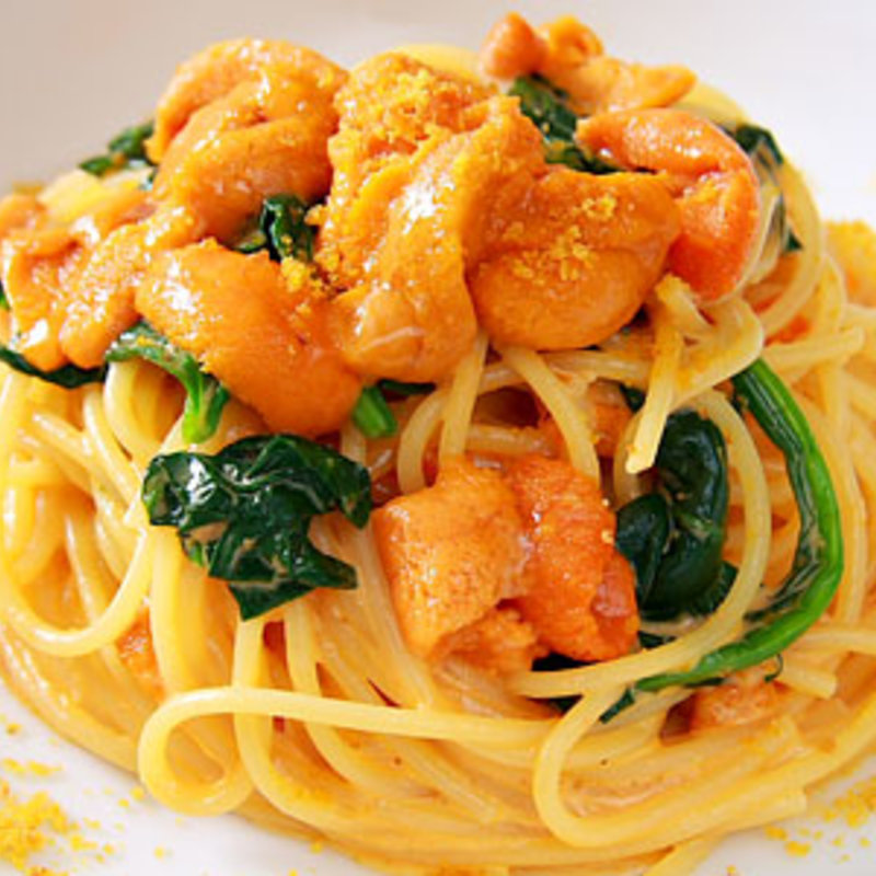 うにの冷製パスタ(イタリア料理　アルファロ （【旧トラットリア アルファロ】）)