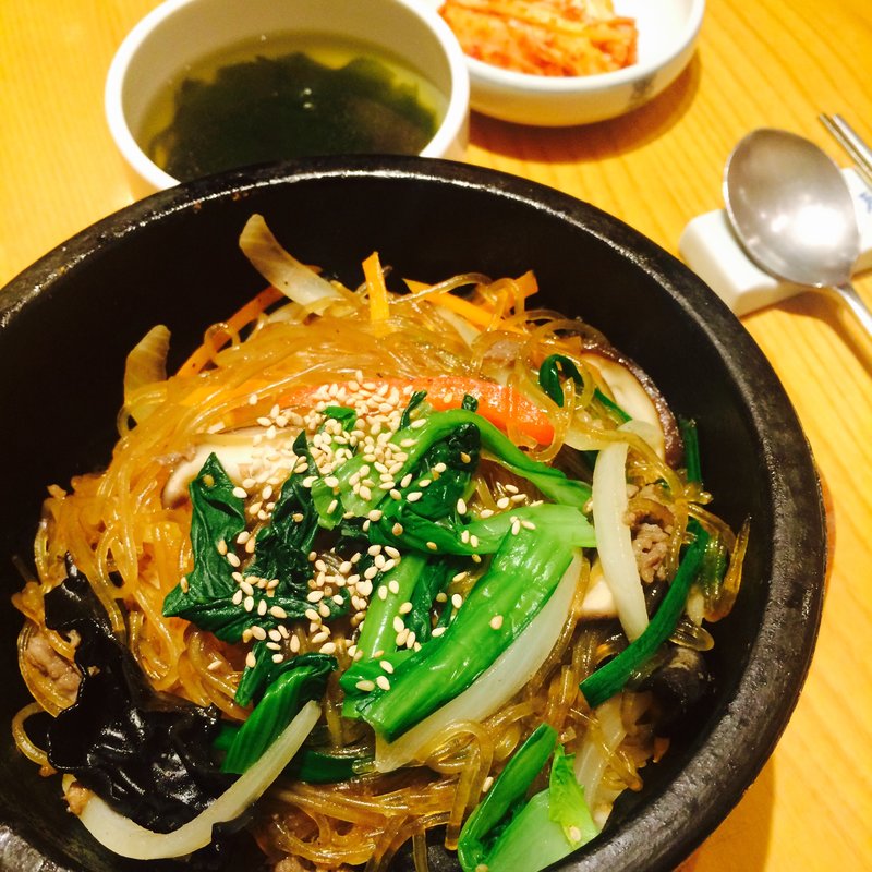 石焼春雨ビビンバセット(妻家房 有楽町イトシア)