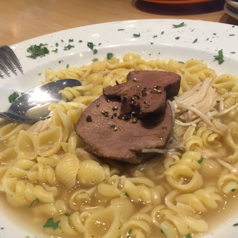 牛タンのスープパスタ(KNOCK CUCINA BUONA ITALIANA 東京ミッドタウン店)