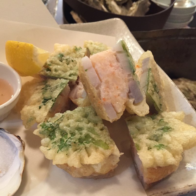 海老の蓮根挟み揚げ(都夏 （ツゲ）)