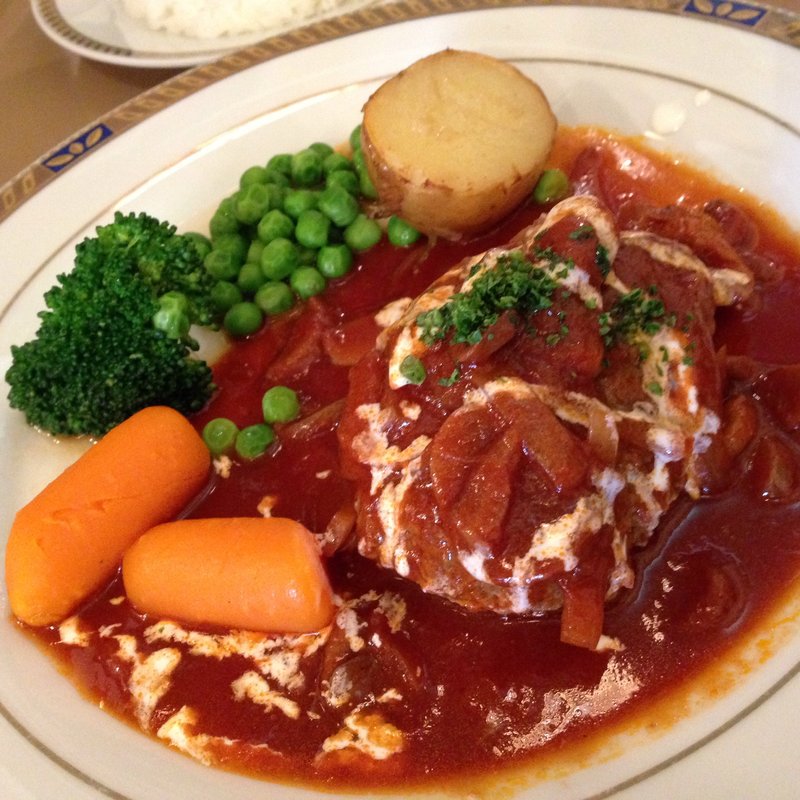 ハンバーグ(山水)