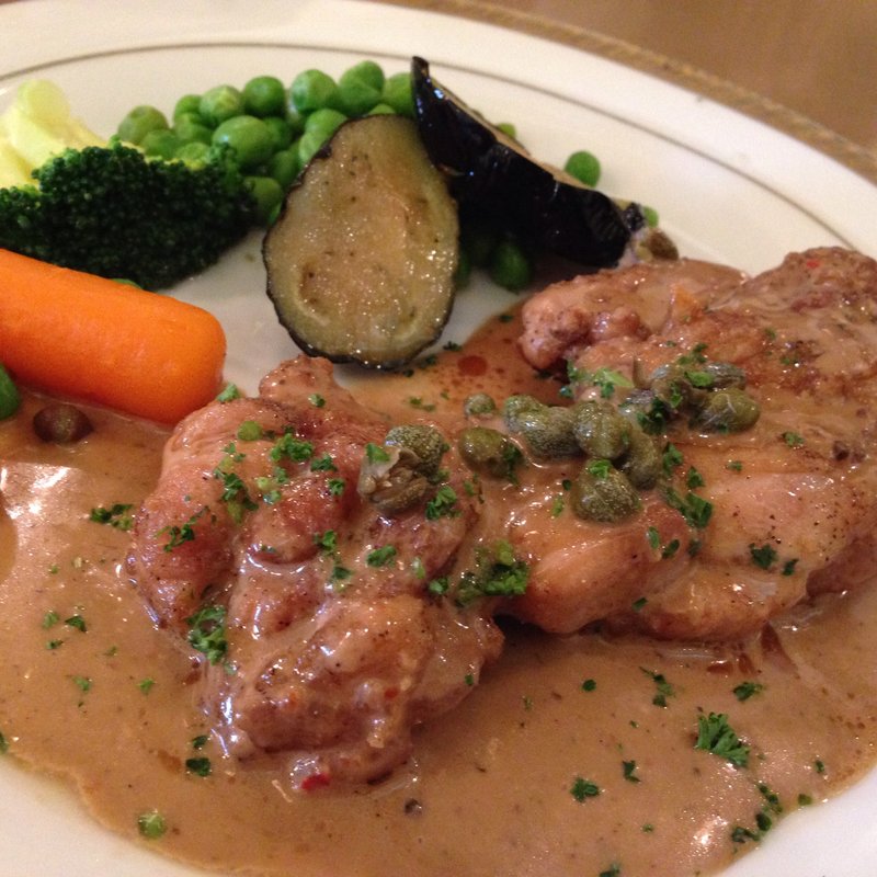 若鳥のモッツァレラチーズ添え(山水)