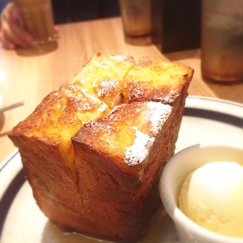 メイプルフレンチトースト(ワイアードカフェ 京都ポルタ店 （WIRED CAFE）)