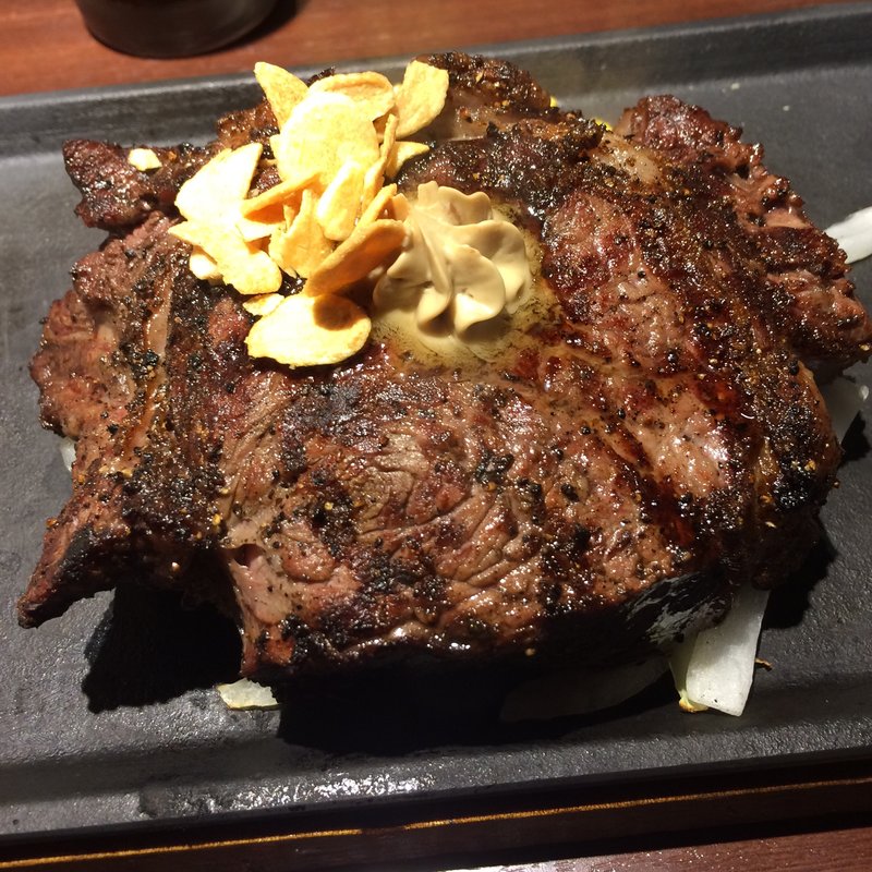 ミドルリブステーキ439g(いきなり！ステーキ 水道橋店)