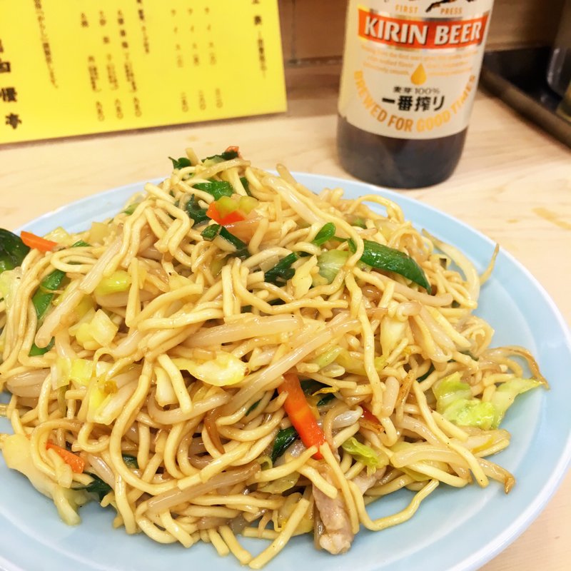 軟らかい焼きそば(自慢亭 )