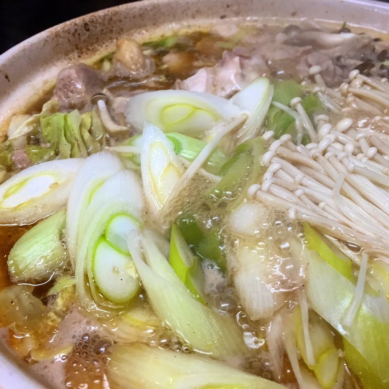 鶏鍋(富士巻食堂)