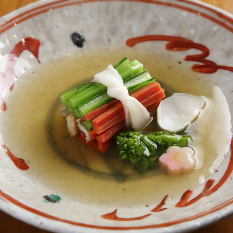 人参と水菜のあんかけ(阿吽坊 （あうんぼう）)