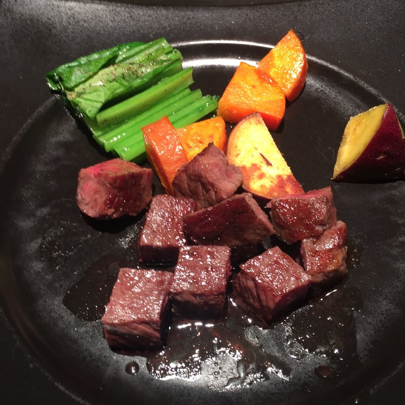 超熟成黒毛和牛フィレステーキランチ 100g(鉄板焼 宮地)